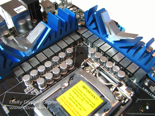 ASUS P7P55D Deluxe преобразователь питания